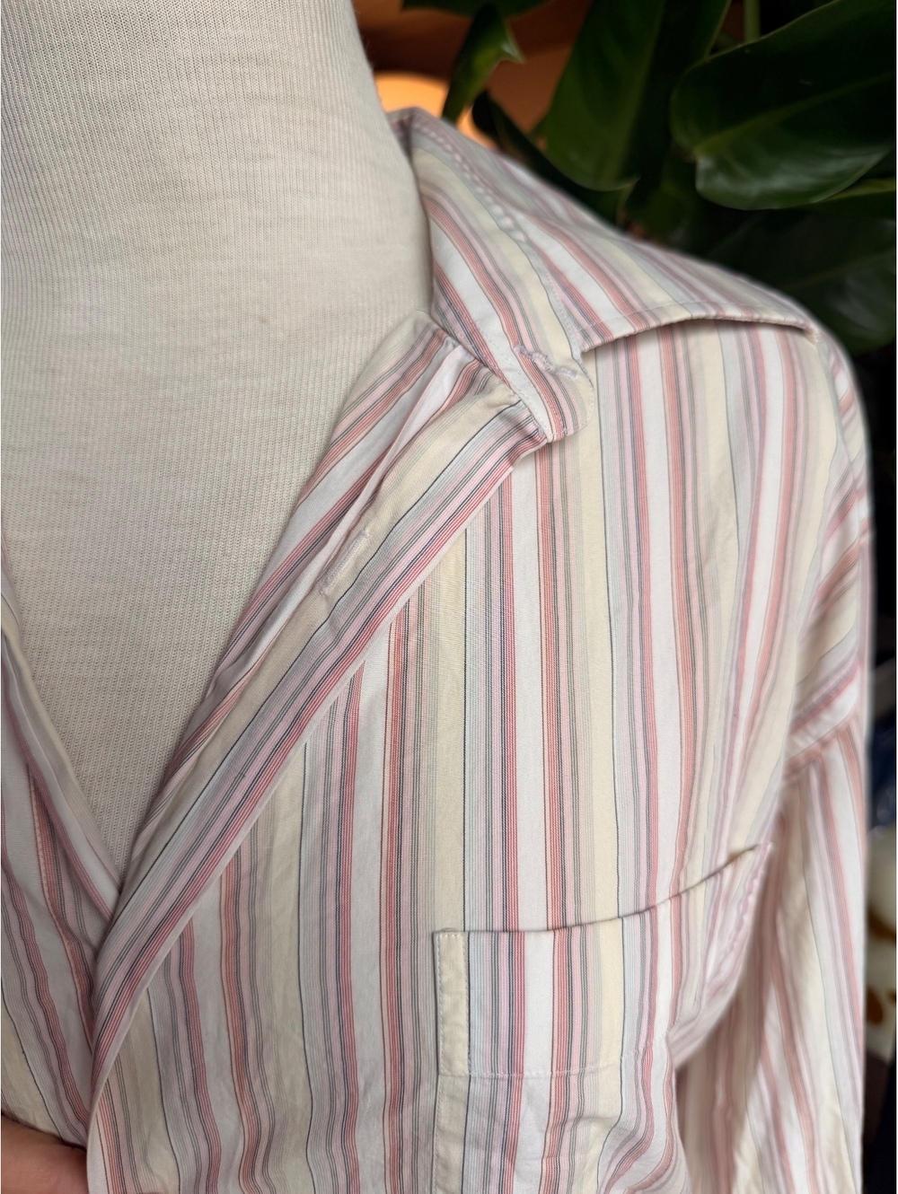 BOSS Hugo Boss Striped 100% Cotton Button-Up Shirt, Size 16 1/2 34/35